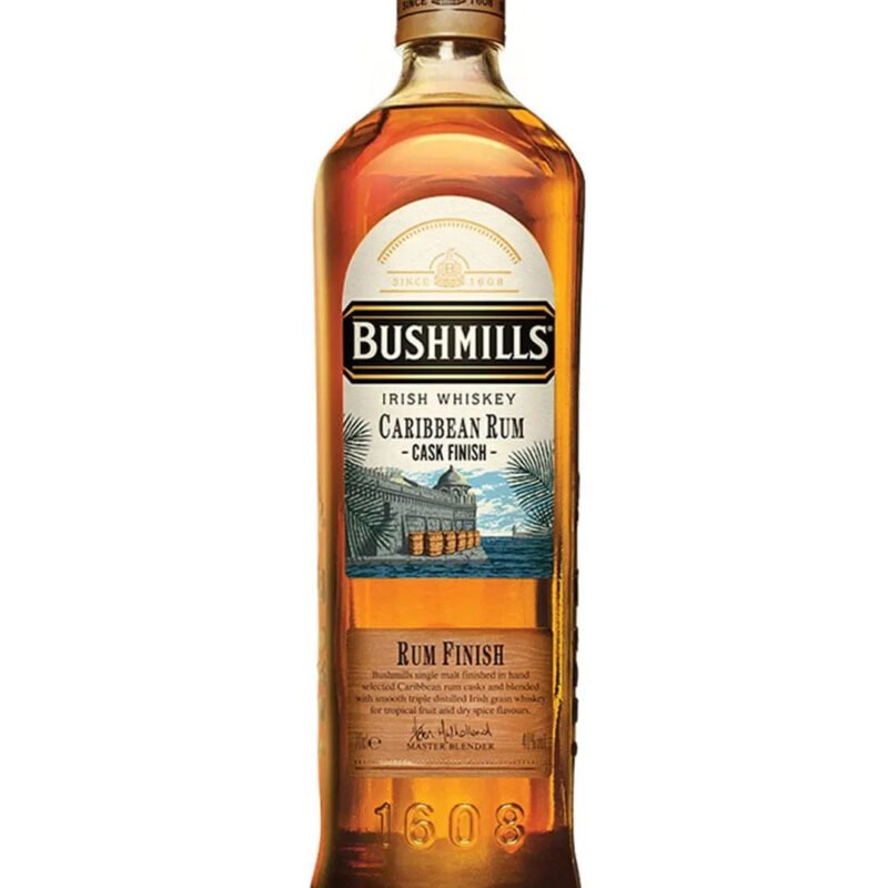 Bushmills Caribbean Rum Cask Finish Whiskey. 70 cl