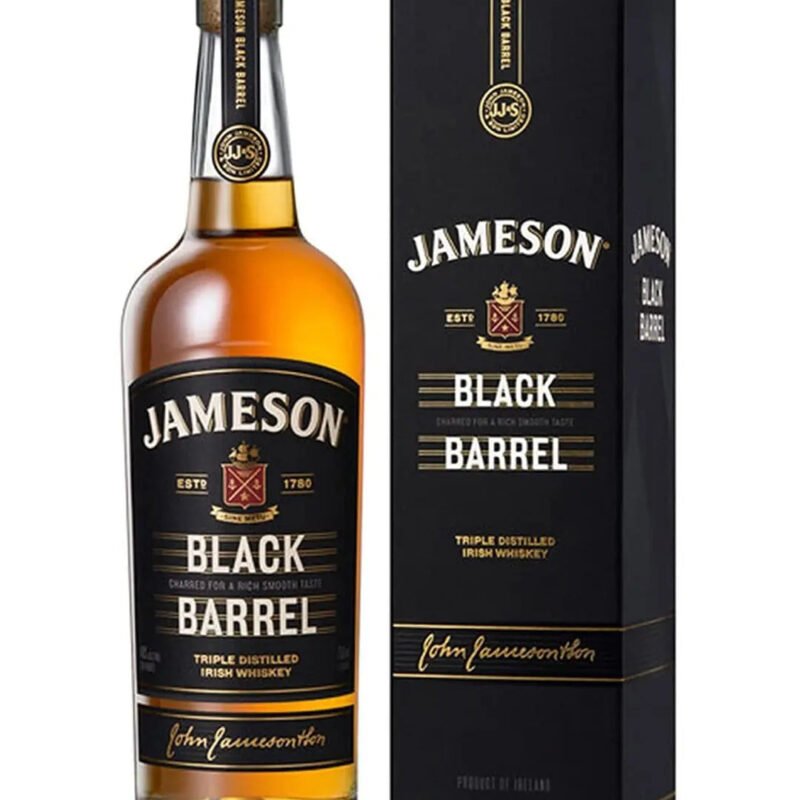 Jameson Black Barrel Blended Irish Whiskey. 70 cl