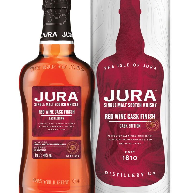 Jura Red Wine Cask Single Malt Scotch Whisky. 1 L