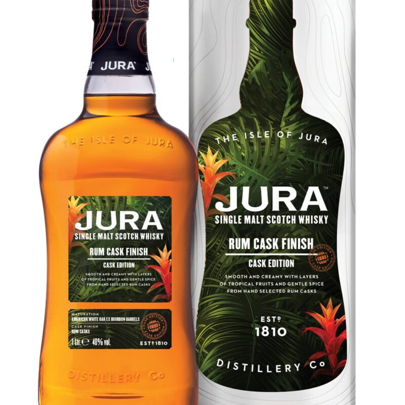 Jura Rum Cask Finish Single Malt Scotch Whisky. 1 L