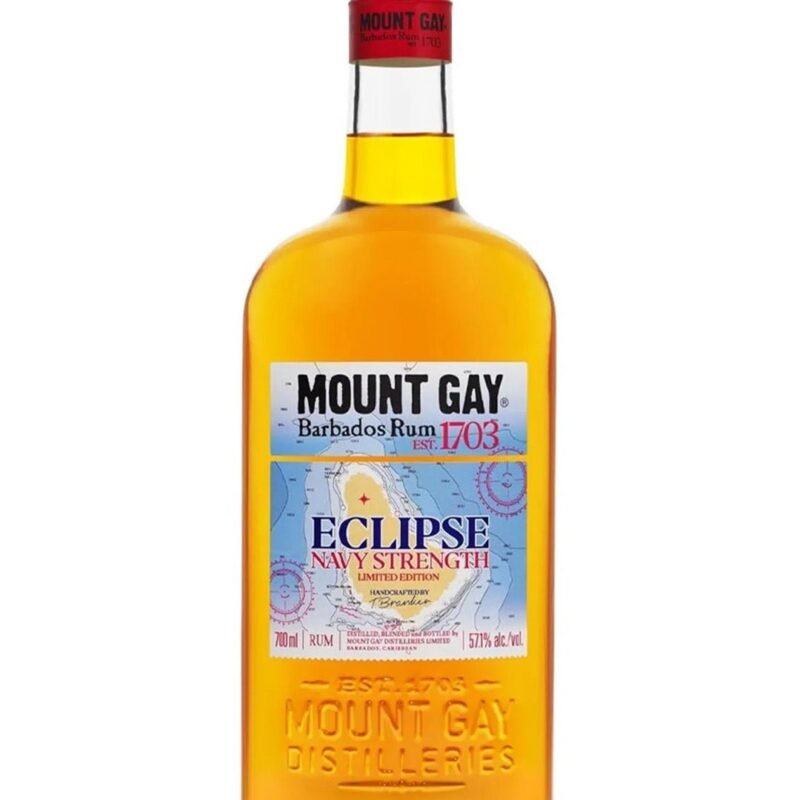 Mount Gay Eclipse Navy Strength Rum. 70 cl