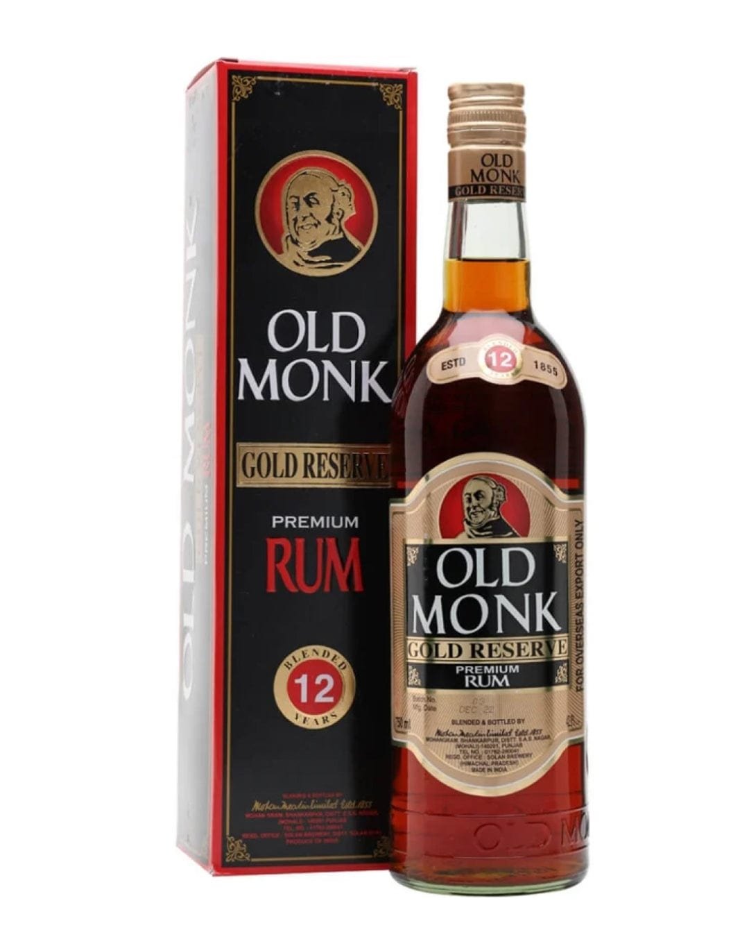 Old Monk Gold Reserve Rum. 70 cl